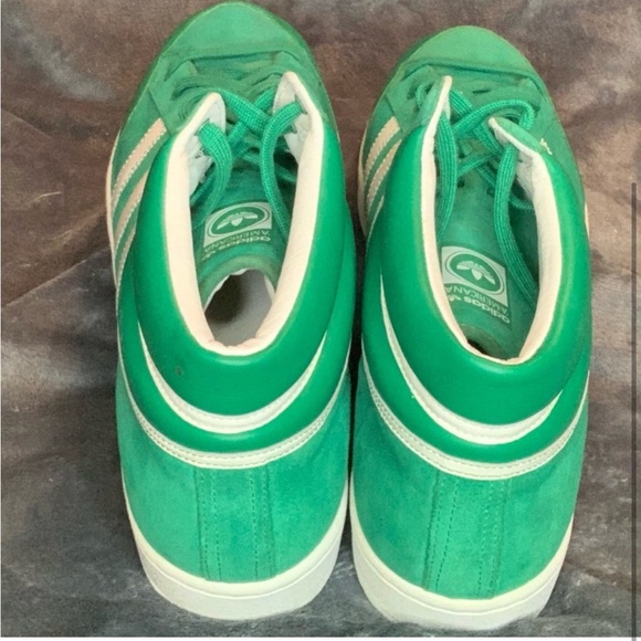 Adidas gem/wht sueade size 15 - Picture 3 of 3